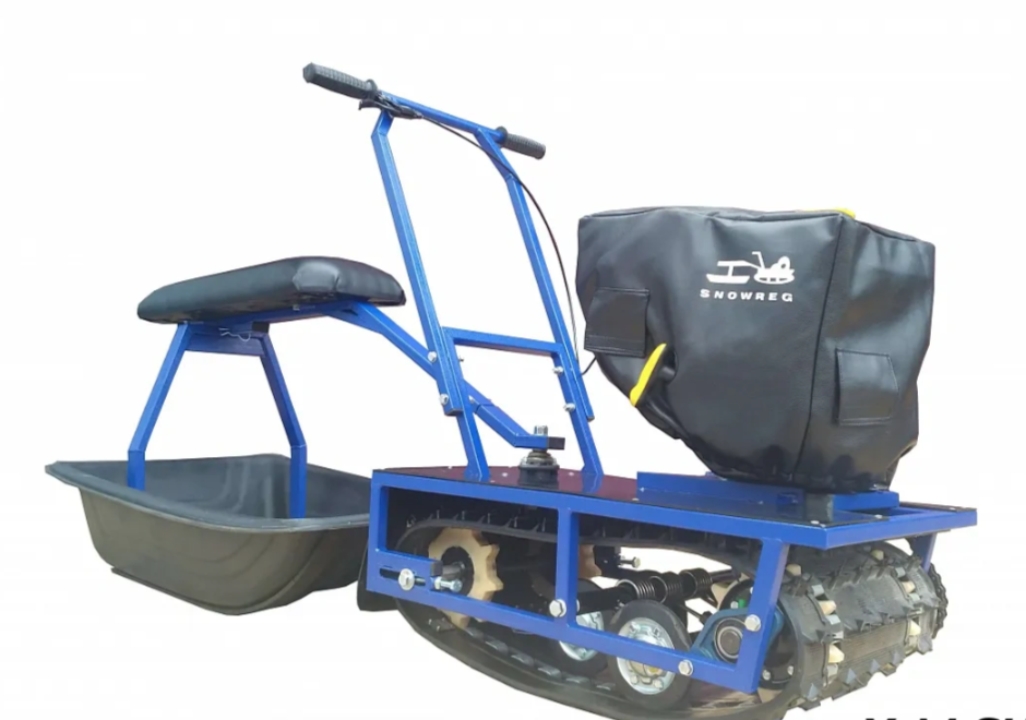 Мини-мотобуксировщик Альбатрос-М с фарой в Братске