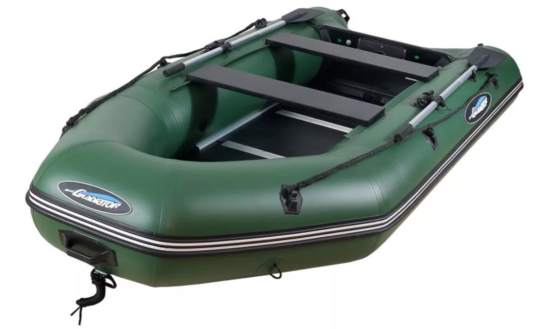 МОТОРНО-ГРЕБНАЯ ЛОДКА ПВХ GLADIATOR А 340 ТК С ФАНЕРНЫМ ПОЛОМ в Братске