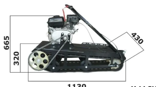 Мотобуксировщик XTREME-MOTORS "Конек-Горбунок" 6.5 л.с. в Братске