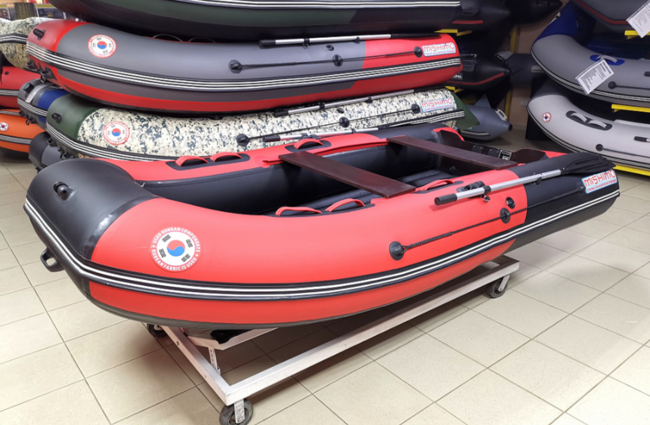 КОМПЛЕКТ Лодка MISHIMO PRO 350 + ЛОДОЧНЫЙ МОТОР MARLIN MP 9.9 (20) AMHS PRO в Братске