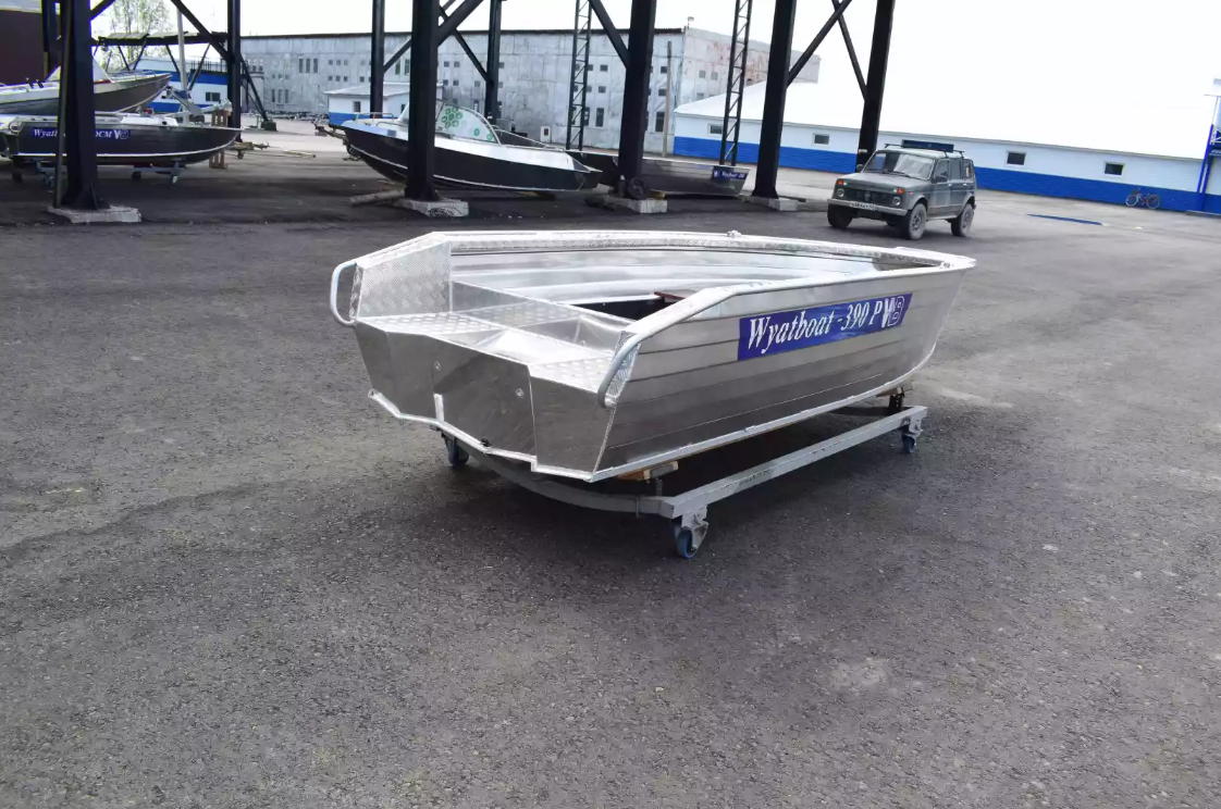 Алюминиевая лодка Wyatboat-390Р Увеличенный борт в Братске