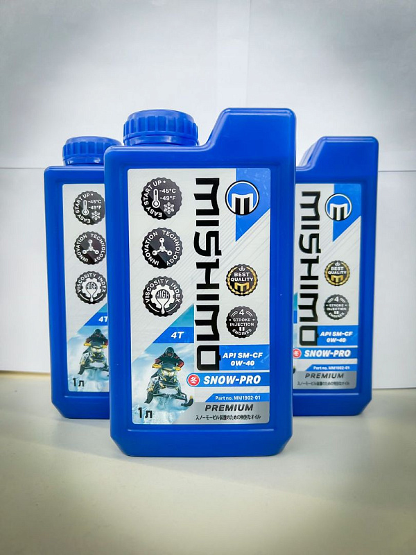 Масло синтетическое MISHIMO SNOW-PRO PREMIUM 4Т (SAE 0W-40 API SL/SJ/CF) в Братске