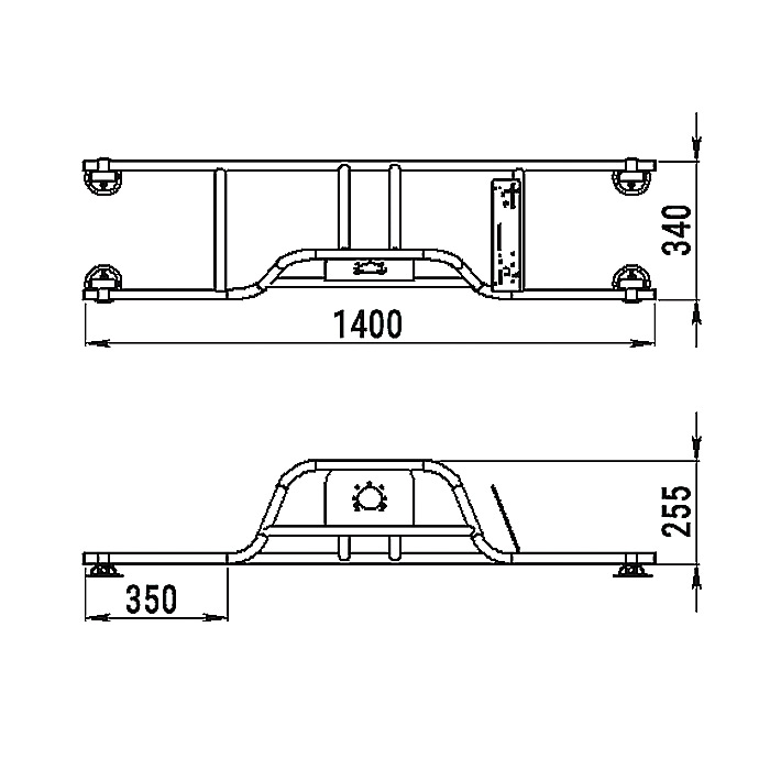 Стойка рулевая с бортовым креплением малая в Братске