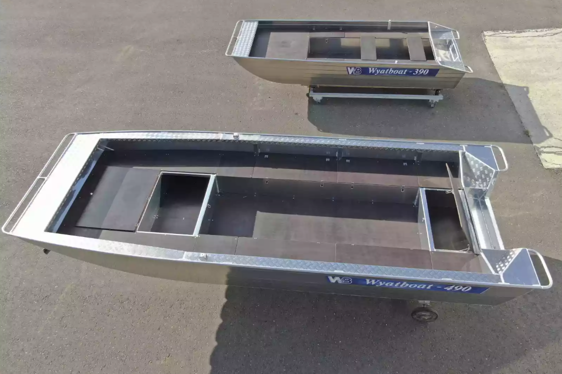 Алюминиевая лодка Wyatboat-490 Jonboat в Братске