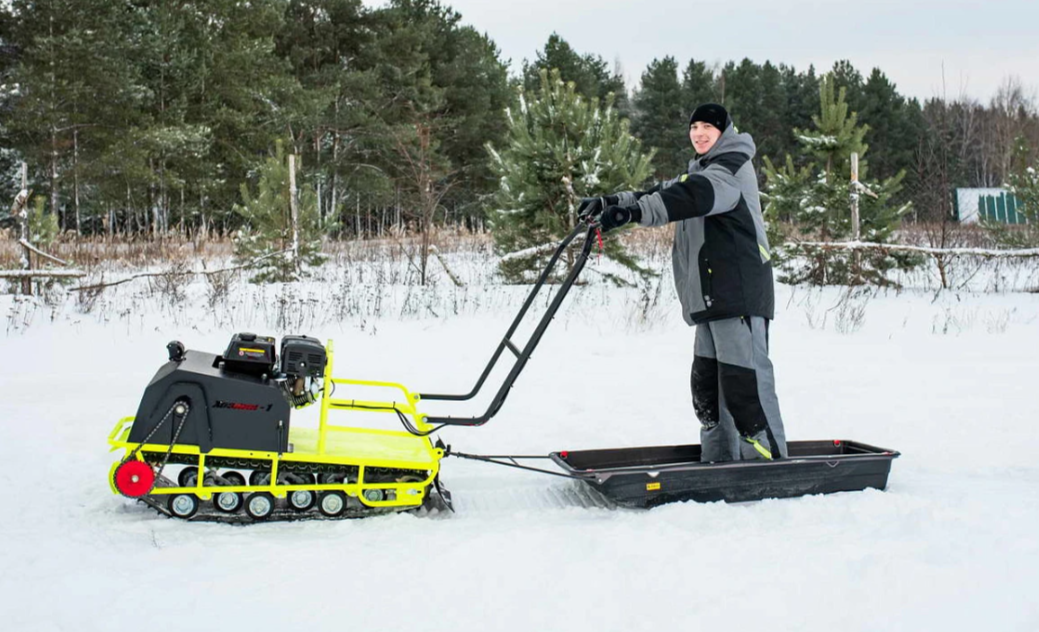 Мотобуксировщик Бурлак ХОЗЯИН-1 (капот металл) в Братске