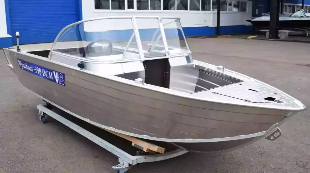 Алюминиевая лодка Wyatboat-390 DCM Увеличенный борт в Братске