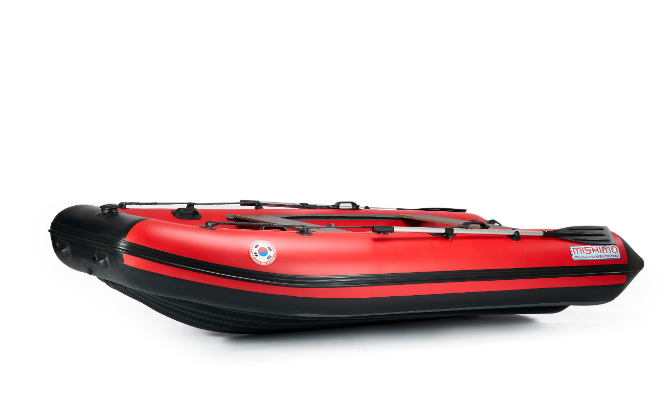 КОМПЛЕКТ ЛОДКА MISHIMO RAPID 380 PRO+ ЛОДОЧНЫЙ МОТОР MARLIN MP 9.9 (20) AMHS PROLINE FORCE в Братске