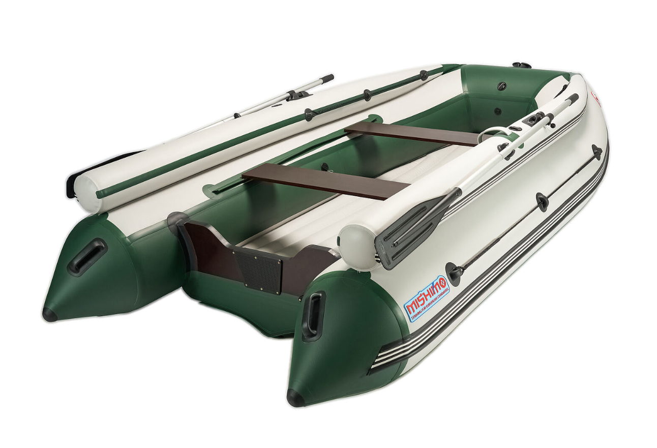 КОМПЛЕКТ ЛОДКА MISHIMO FAMILY LITE 370 + МОТОР MARLIN MP 9.9 AMHS PROLINE FORCE в Братске