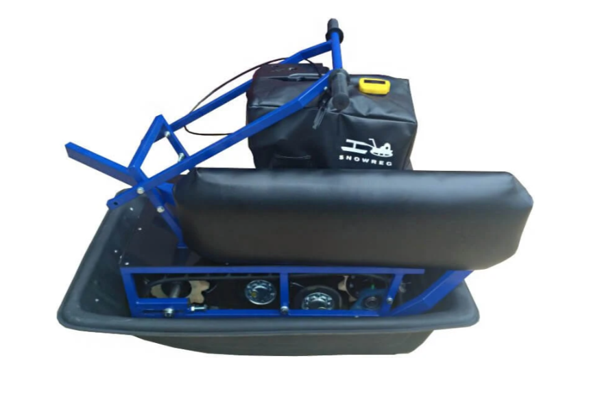 Мини-мотобуксировщик Альбатрос-М с фарой в Братске