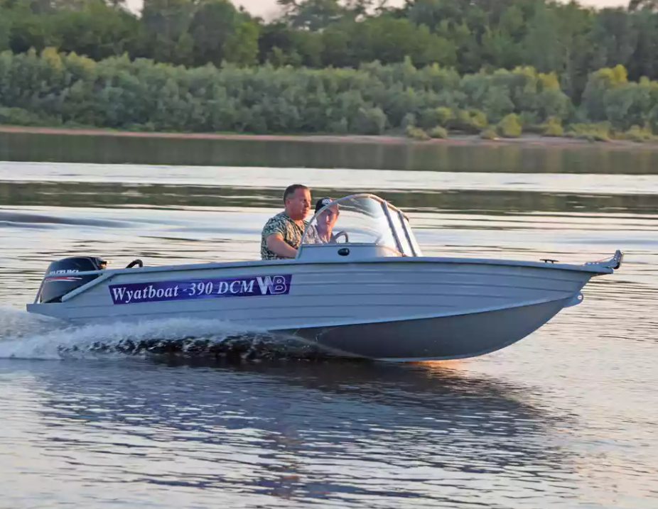Алюминиевая лодка Wyatboat-390 DCM в Братске