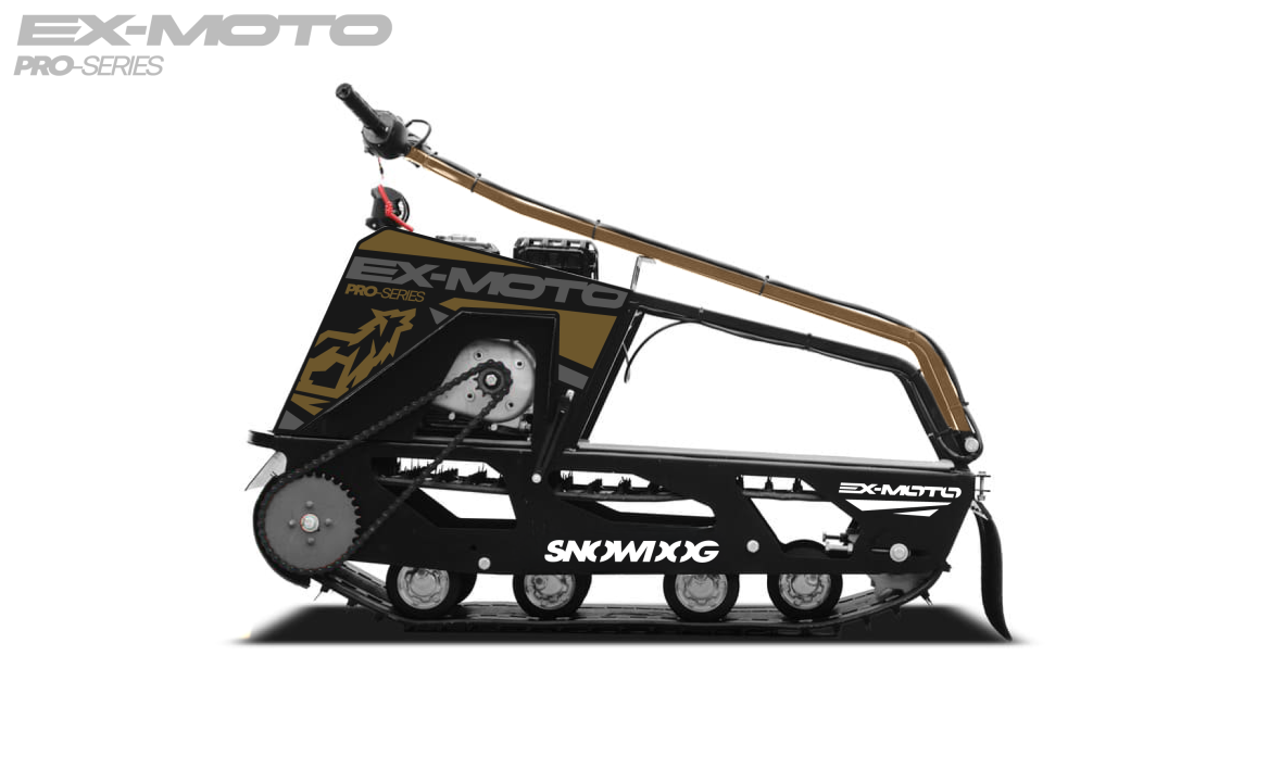 Мотобуксировщик EX-MOTO SNOWDOG S380 8л.с. в Братске