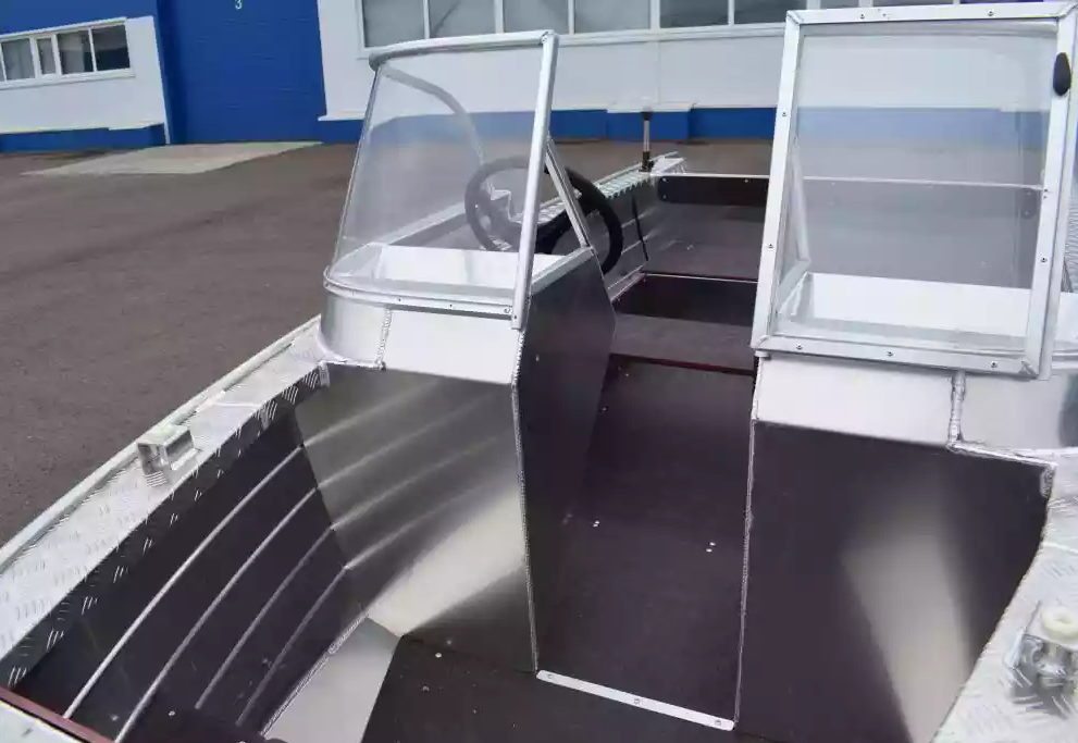 Алюминиевая лодка Wyatboat-390 DCM Увеличенный борт в Братске