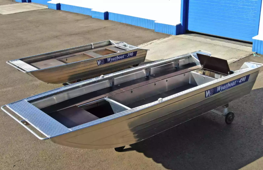 Алюминиевая лодка Wyatboat-490 Jonboat в Братске