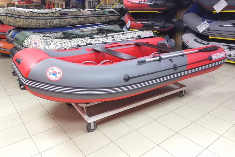 КОМПЛЕКТ Лодка MISHIMO PRO 350 + ЛОДОЧНЫЙ МОТОР MARLIN MP 9.9 (20) AMHS PRO в Братске