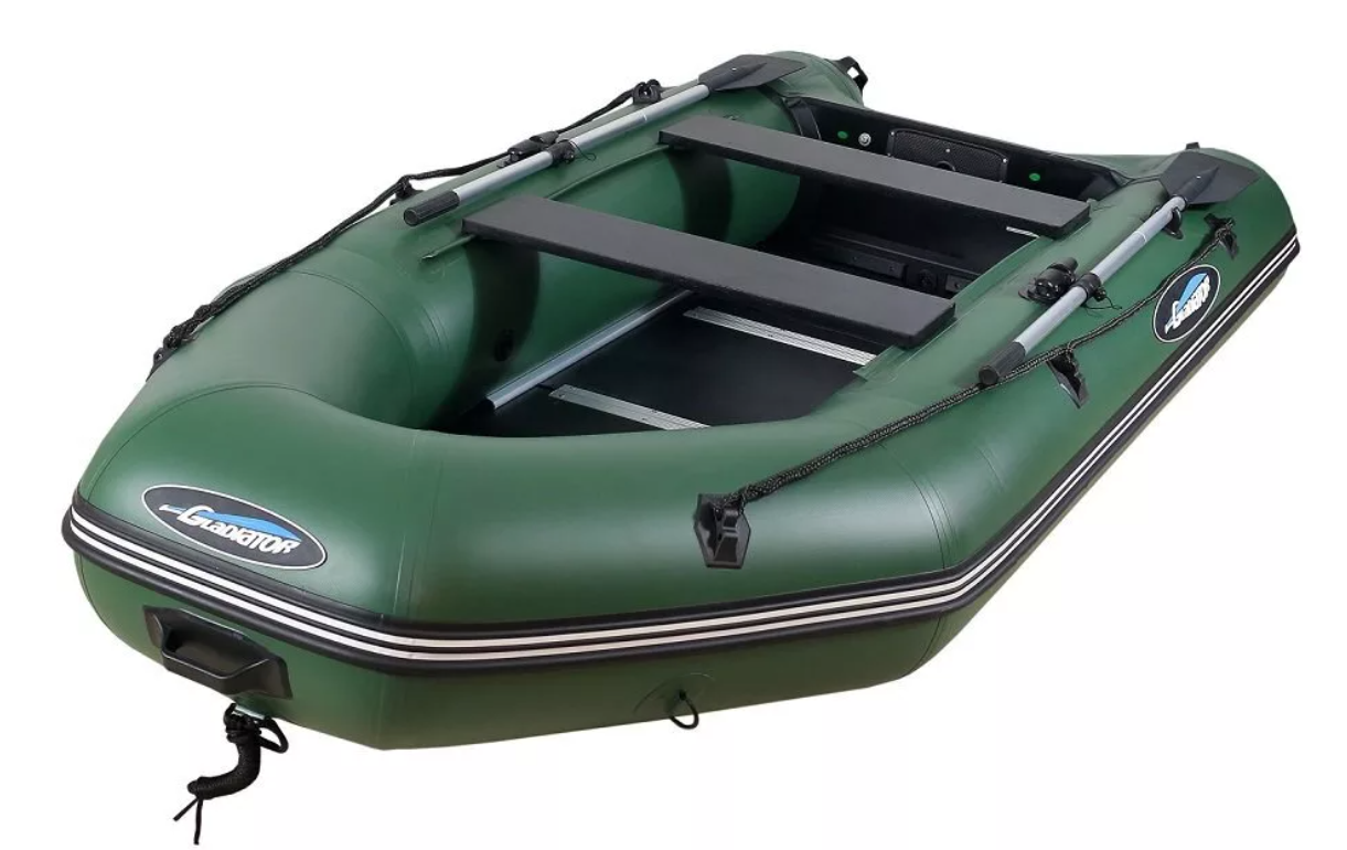 МОТОРНО-ГРЕБНАЯ ЛОДКА ПВХ GLADIATOR A 320 ТК С ФАНЕРНЫМ ПОЛОМ в Братске
