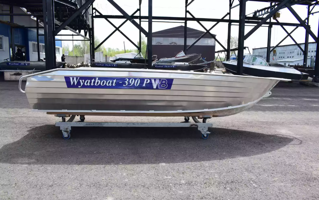 Алюминиевая лодка Wyatboat-390Р Увеличенный борт в Братске