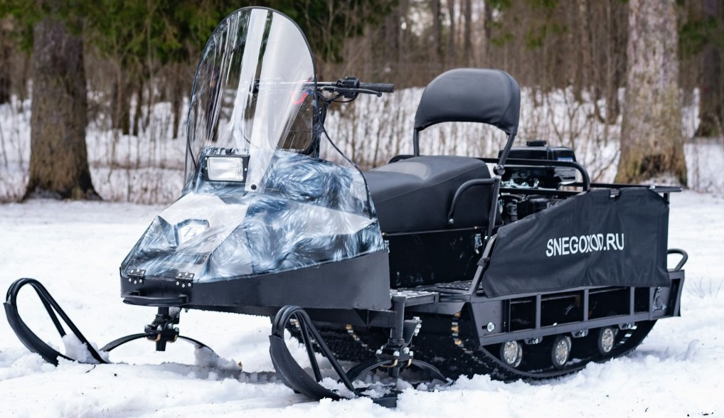 Миниснегоход Бурлак Егерь Экспедитор 15 л.с. , реверс, тормоз, капот белый в Братске