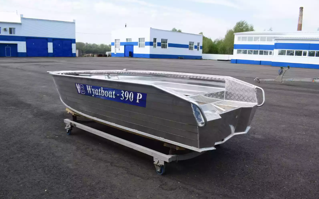Алюминиевая лодка Wyatboat-390Р Увеличенный борт в Братске