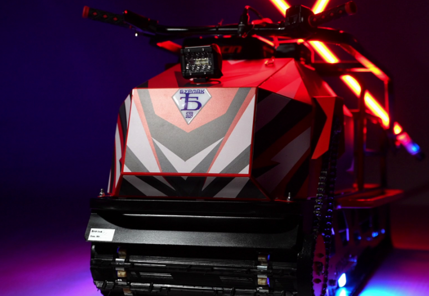 Мотобуксировщик Бурлак ХОЗЯИН-2 в Братске