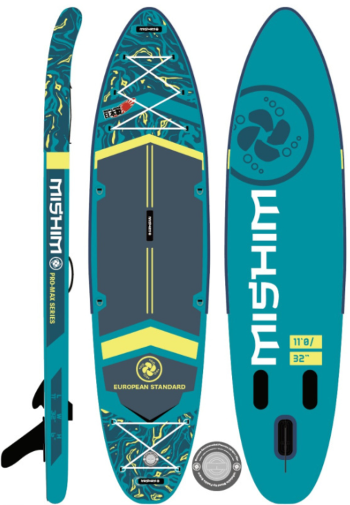 SUP (САП) Доска MISHIMO PRO-MAX Light Teal 12,6’ (385см) в Братске
