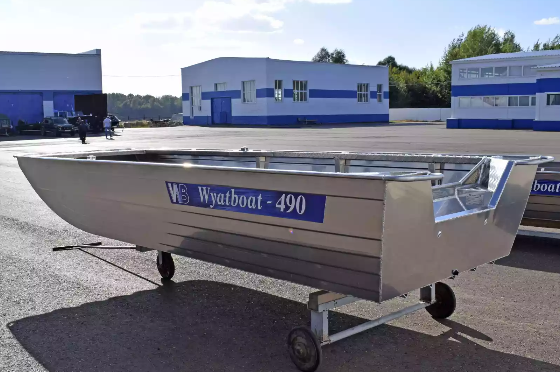Алюминиевая лодка Wyatboat-490 Jonboat в Братске