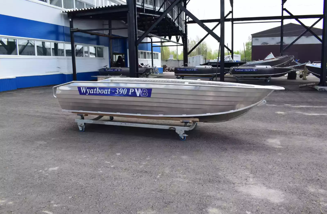 Алюминиевая лодка Wyatboat-390Р Увеличенный борт в Братске