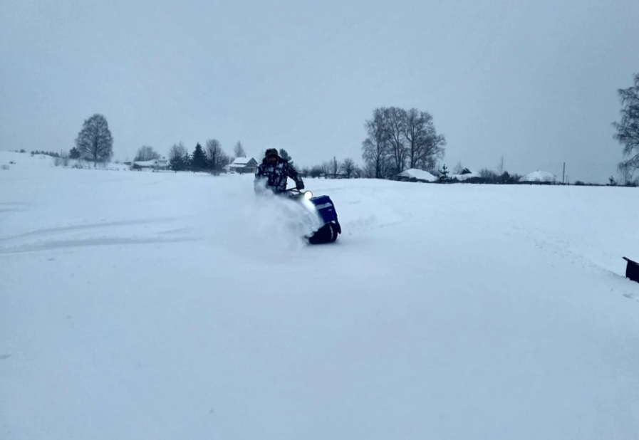 Мотобуксировщик Альбатрос-XLV 9 мини, тележки, 1250 мм в Братске