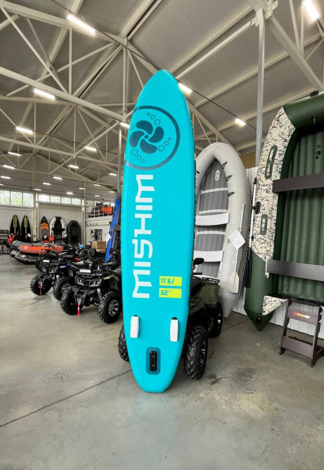 SUP (САП) Доска MISHIMO PRO-MAX Light Teal 12,6’ (385см) в Братске