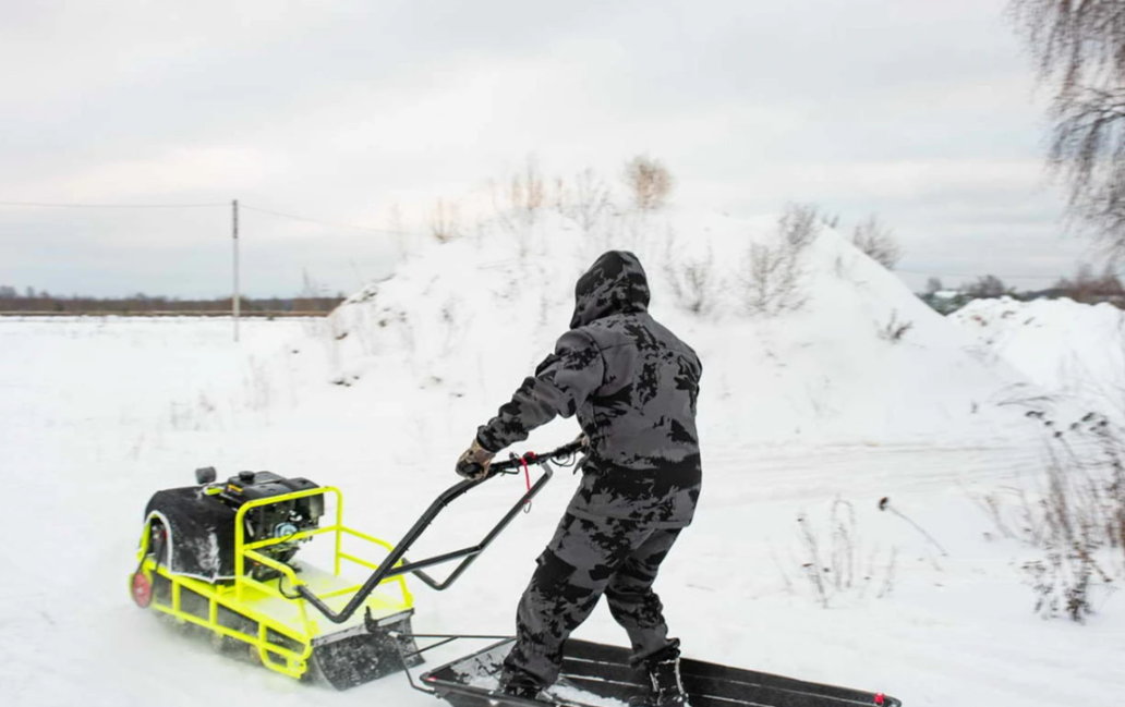 Мотобуксировщик Бурлак ХОЗЯИН-1 (капот металл) в Братске