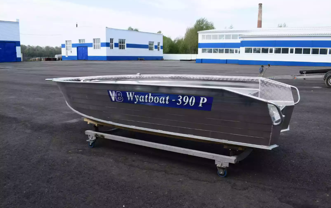 Алюминиевая лодка Wyatboat-390Р Увеличенный борт в Братске