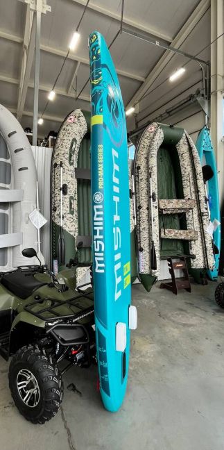 SUP (САП) Доска MISHIMO PRO-MAX Light Teal 12,6’ (385см) в Братске