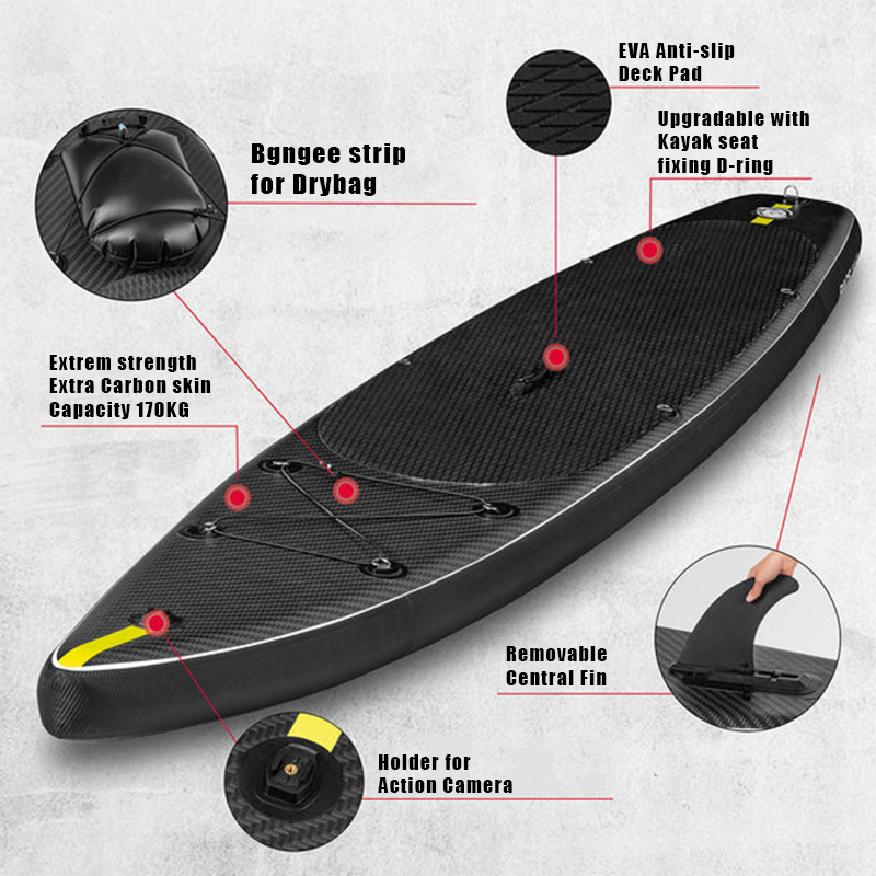 SUP (САП) ДОСКА MISHIMO CARBON DARKSIDE 11’ (335СМ) в Братске