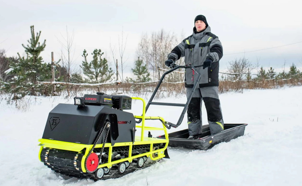 Мотобуксировщик Бурлак ХОЗЯИН-1 (капот металл) в Братске