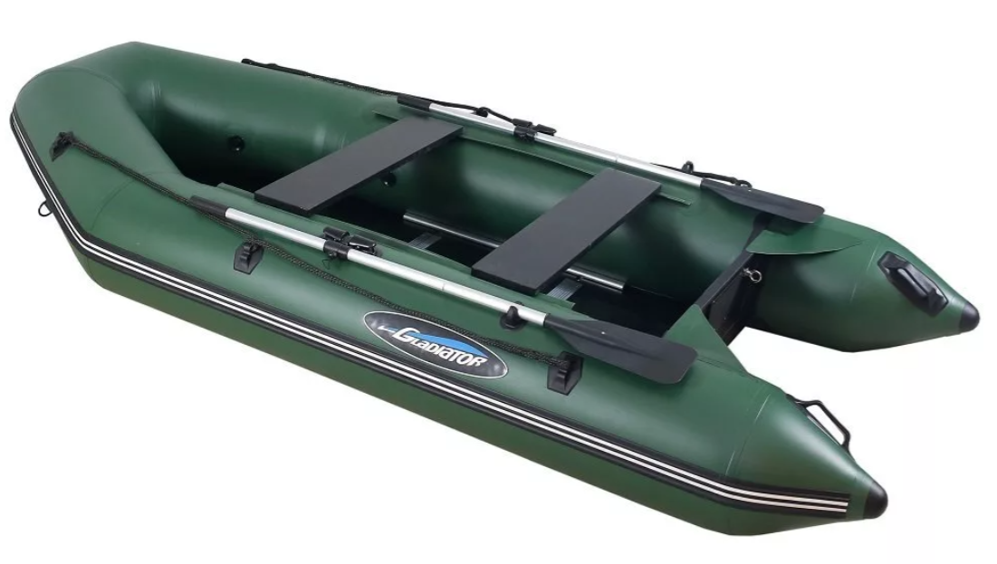 МОТОРНО-ГРЕБНАЯ ЛОДКА ПВХ GLADIATOR А 340 ТК С ФАНЕРНЫМ ПОЛОМ в Братске