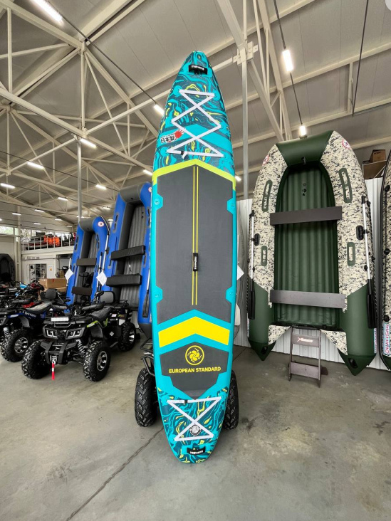 SUP (САП) Доска MISHIMO PRO-MAX Light Teal 12,6’ (385см) в Братске