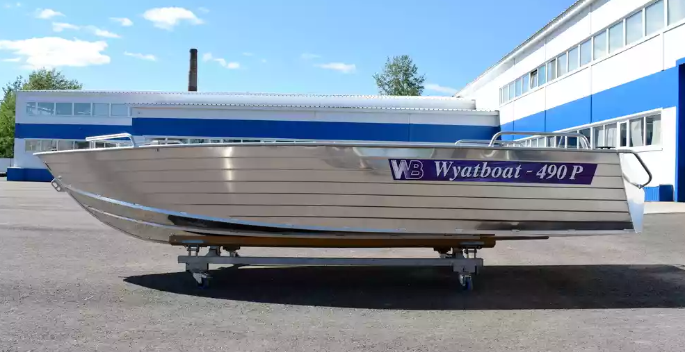 Алюминиевая лодка Wyatboat-490 P в Братске