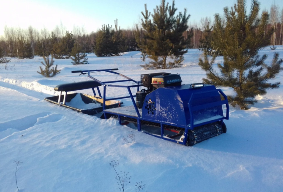 Мотобуксировщик Альбатрос-XLV 9 мини, тележки, 1250 мм в Братске