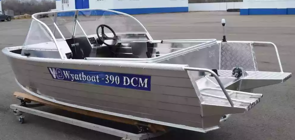 Алюминиевая лодка Wyatboat-390 DCM Увеличенный борт в Братске