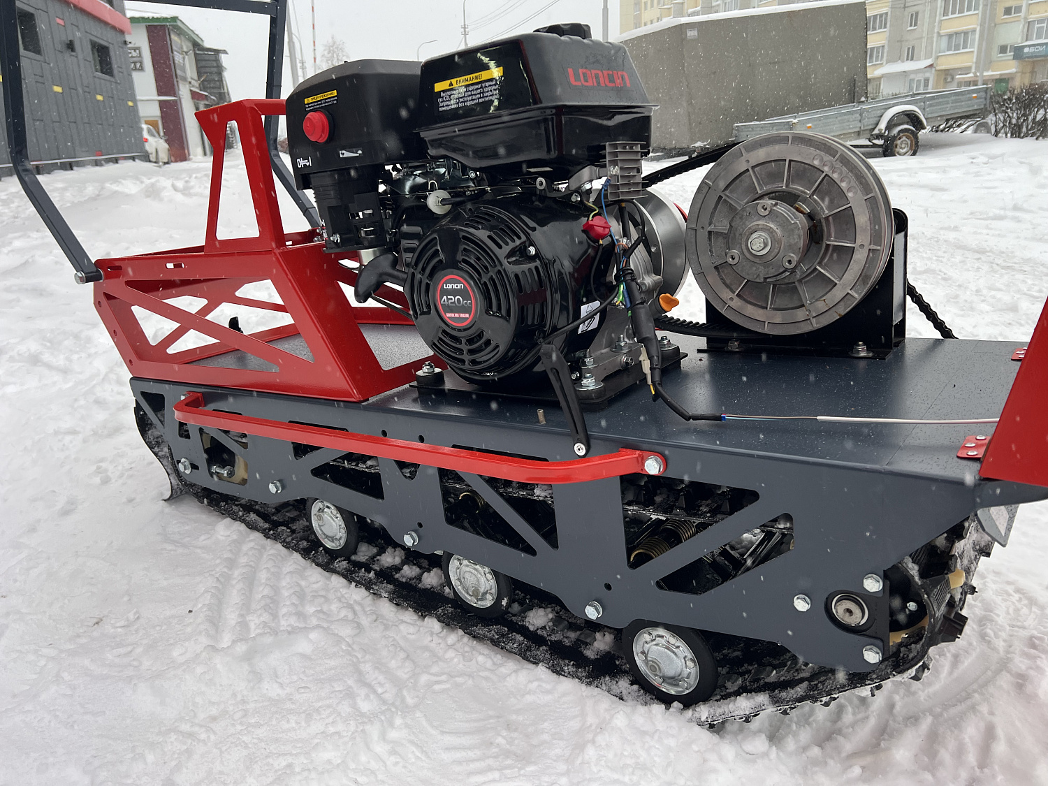 Мотобуксировщик EX-MOTO SNOWDOG S500 15л.с в Братске