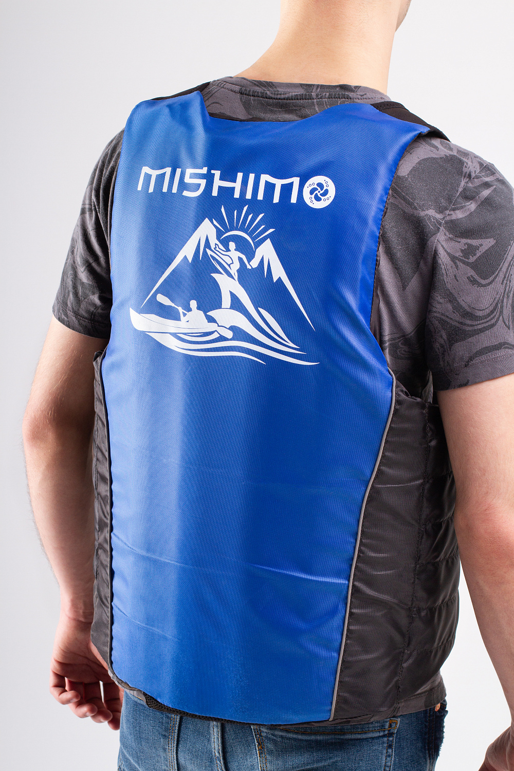 Жилет спасательный MISHIMO PRO Премиум качества Черно-синий в Братске