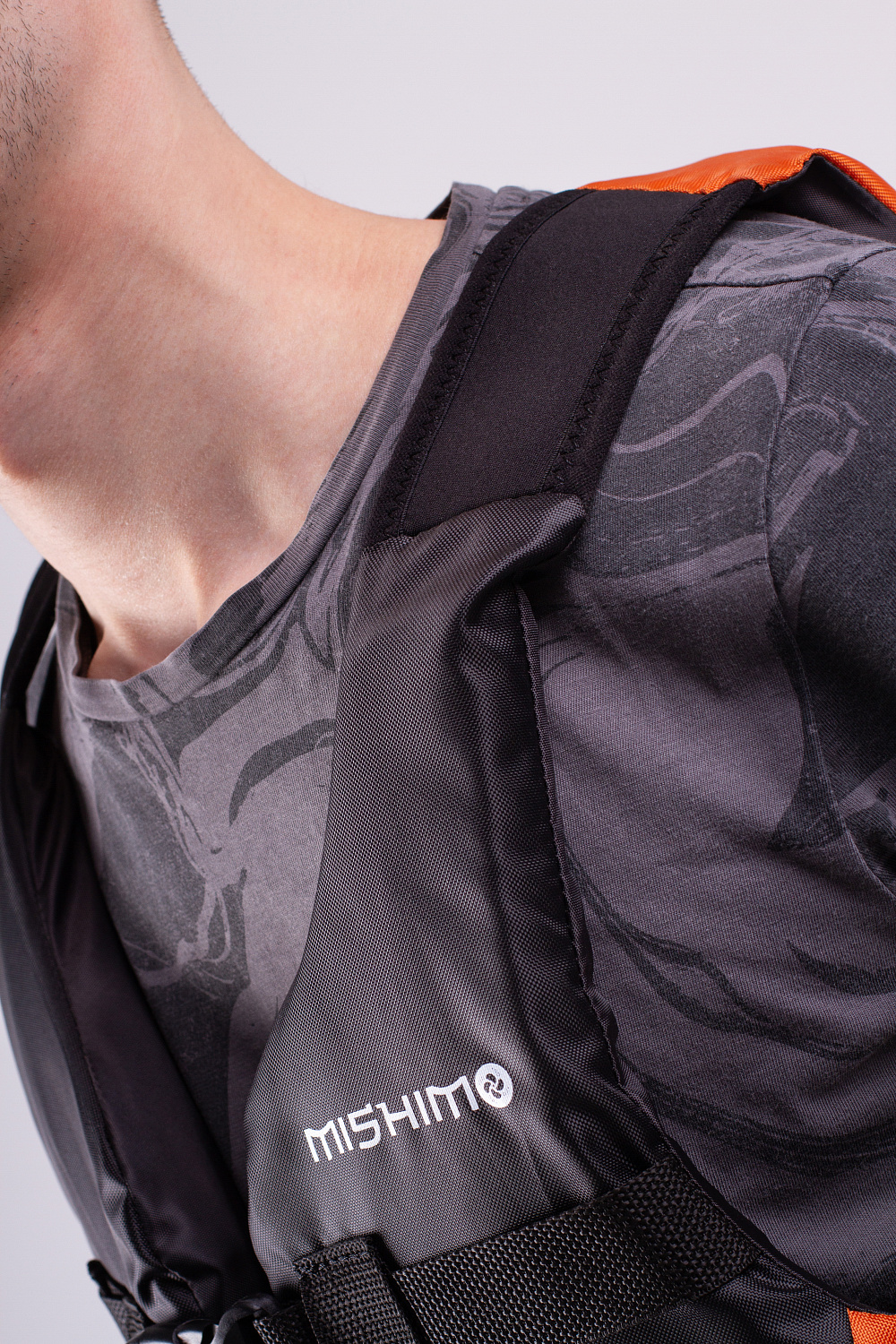 Жилет спасательный MISHIMO PRO Премиум качества Черно-оранжевый в Братске